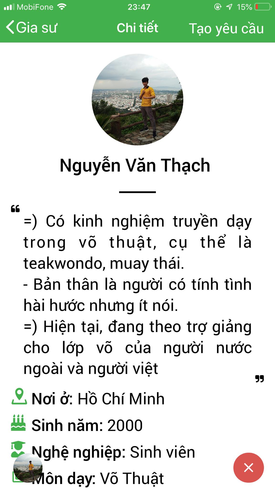 App Daykemtainha.vn Võ thuật